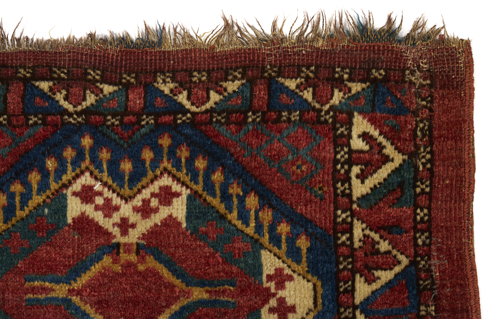 Lot 911: 3 Antique Turkmen Weavings, Uzbekistan Chuval & 2 Ersari Torbas