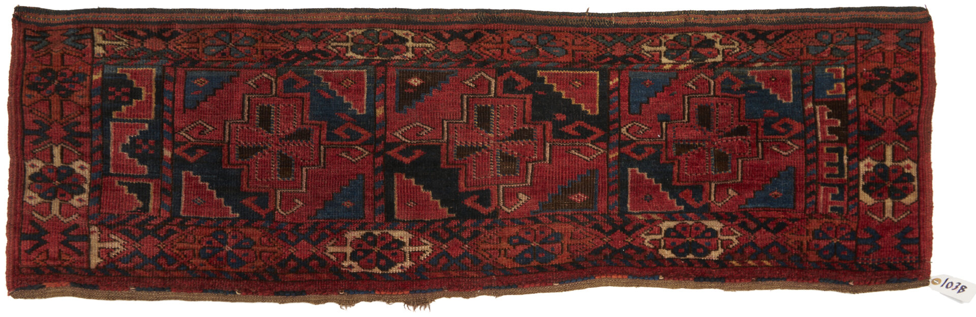 Lot 911: 3 Antique Turkmen Weavings, Uzbekistan Chuval & 2 Ersari Torbas
