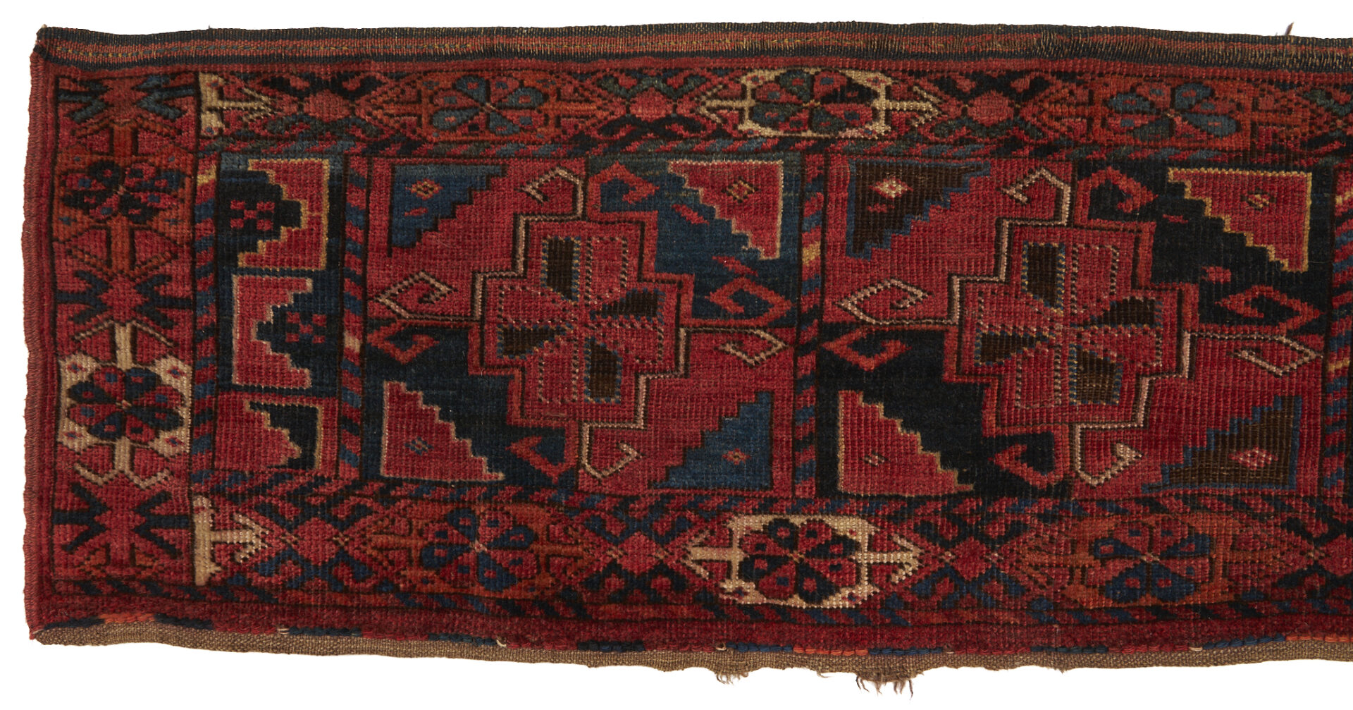 Lot 911: 3 Antique Turkmen Weavings, Uzbekistan Chuval & 2 Ersari Torbas