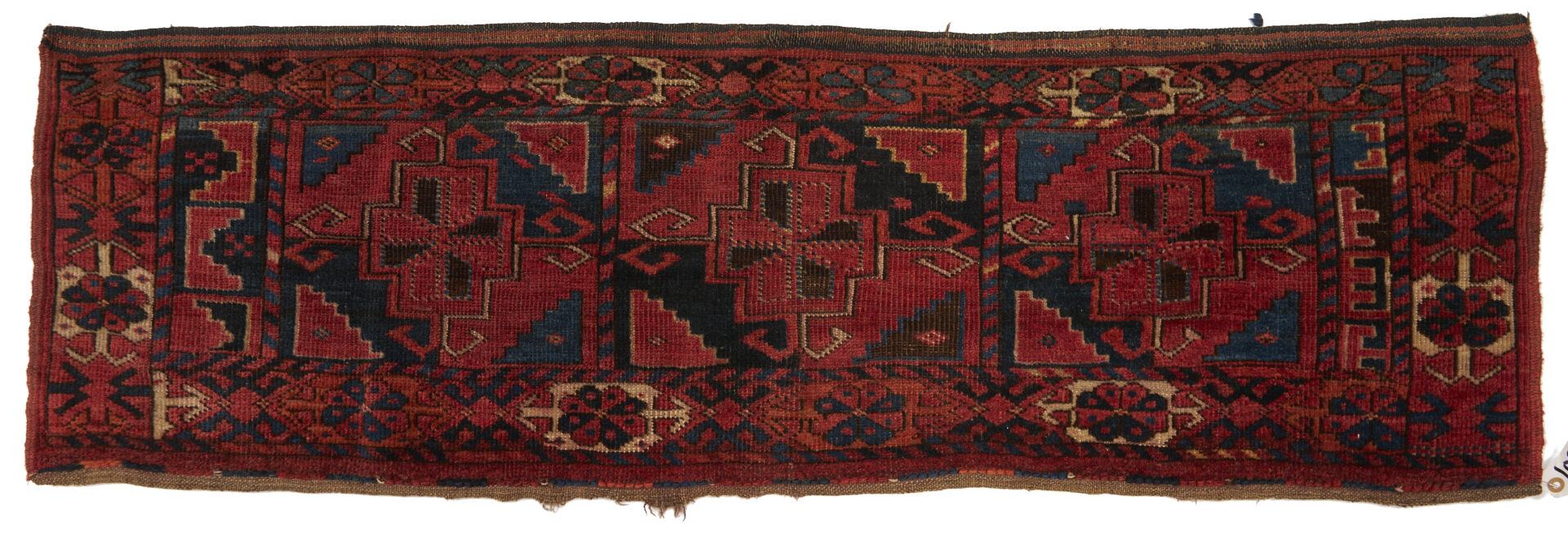 Lot 911: 3 Antique Turkmen Weavings, Uzbekistan Chuval & 2 Ersari Torbas