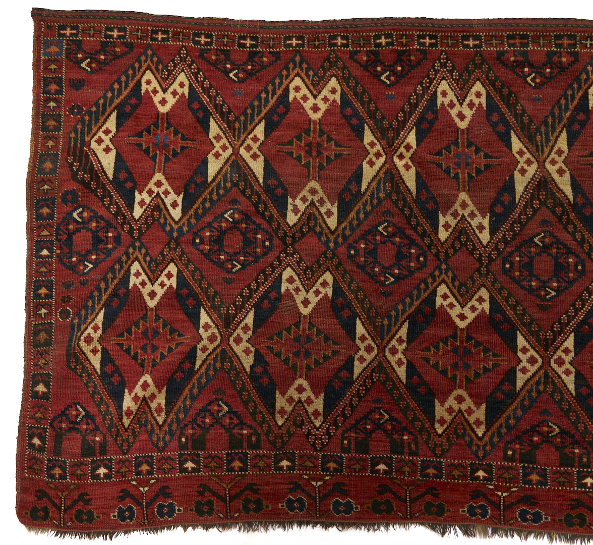 Lot 911: 3 Antique Turkmen Weavings, Uzbekistan Chuval & 2 Ersari Torbas