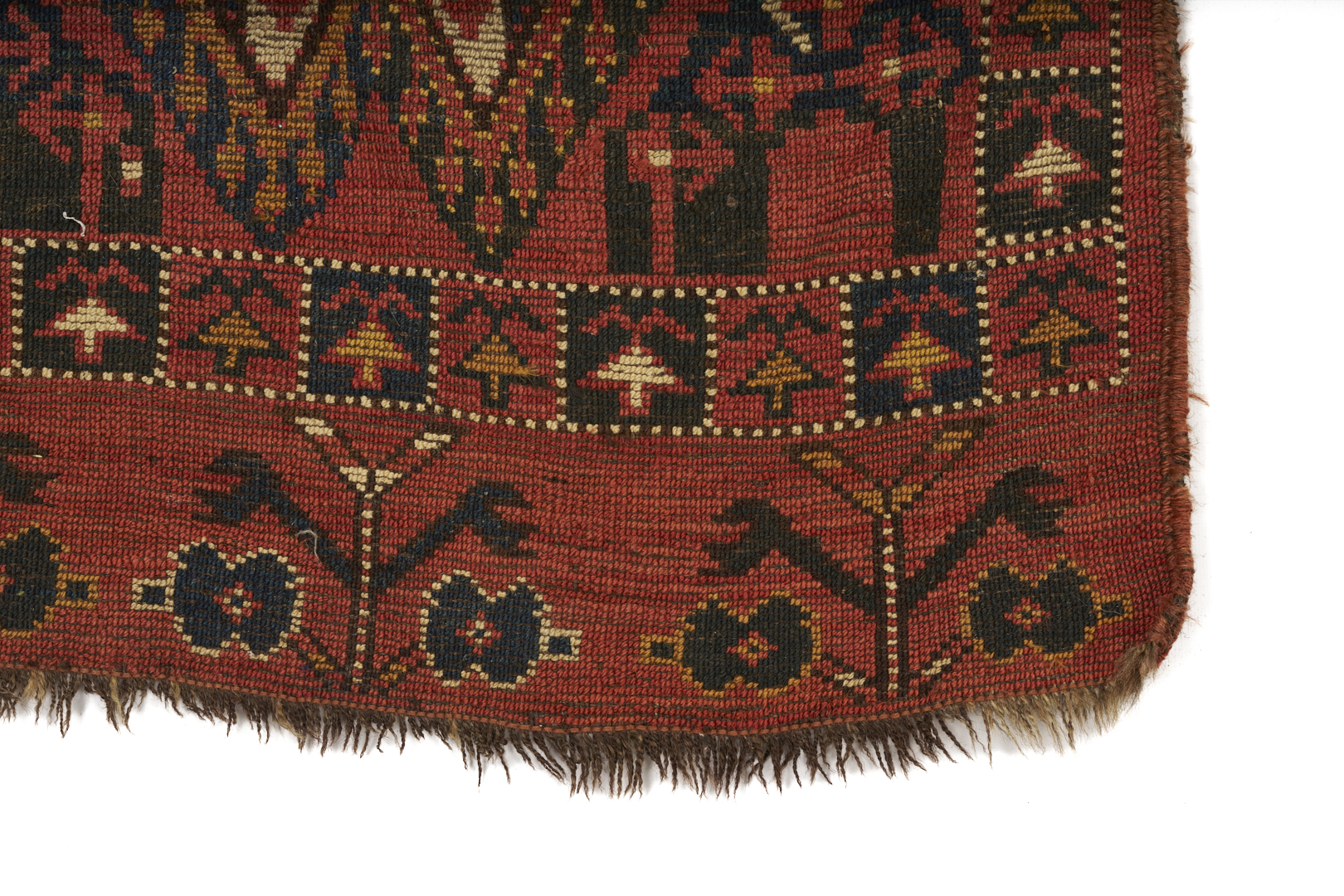 Lot 911: 3 Antique Turkmen Weavings, Uzbekistan Chuval & 2 Ersari Torbas
