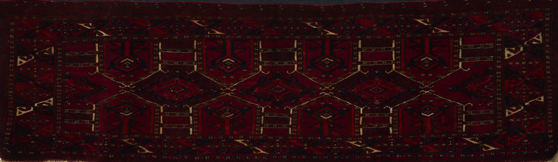 Lot 912: 2 Antique Turkmen Weavings Saryk & Saryk Torba