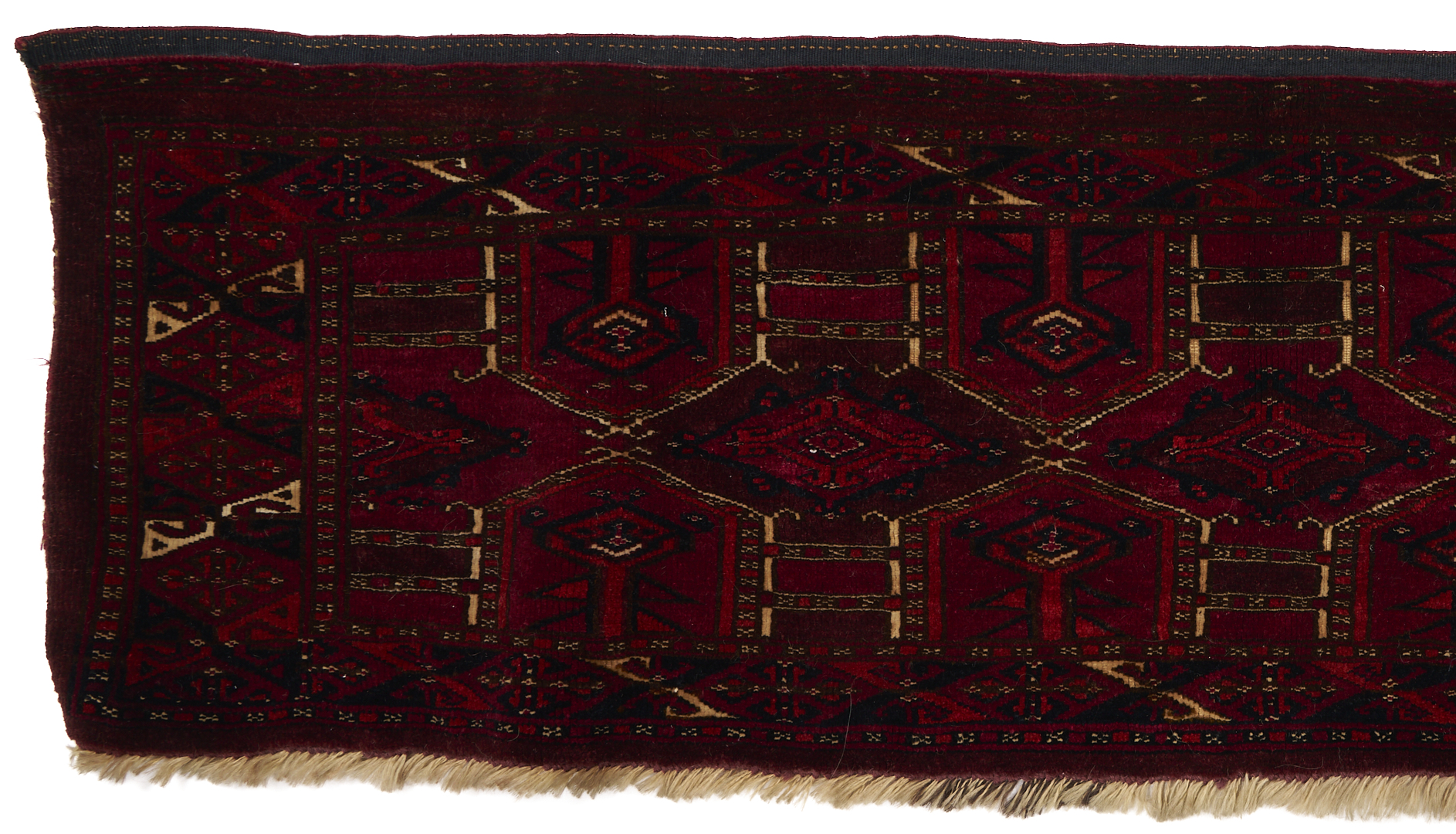 Lot 912: 2 Antique Turkmen Weavings Saryk & Saryk Torba