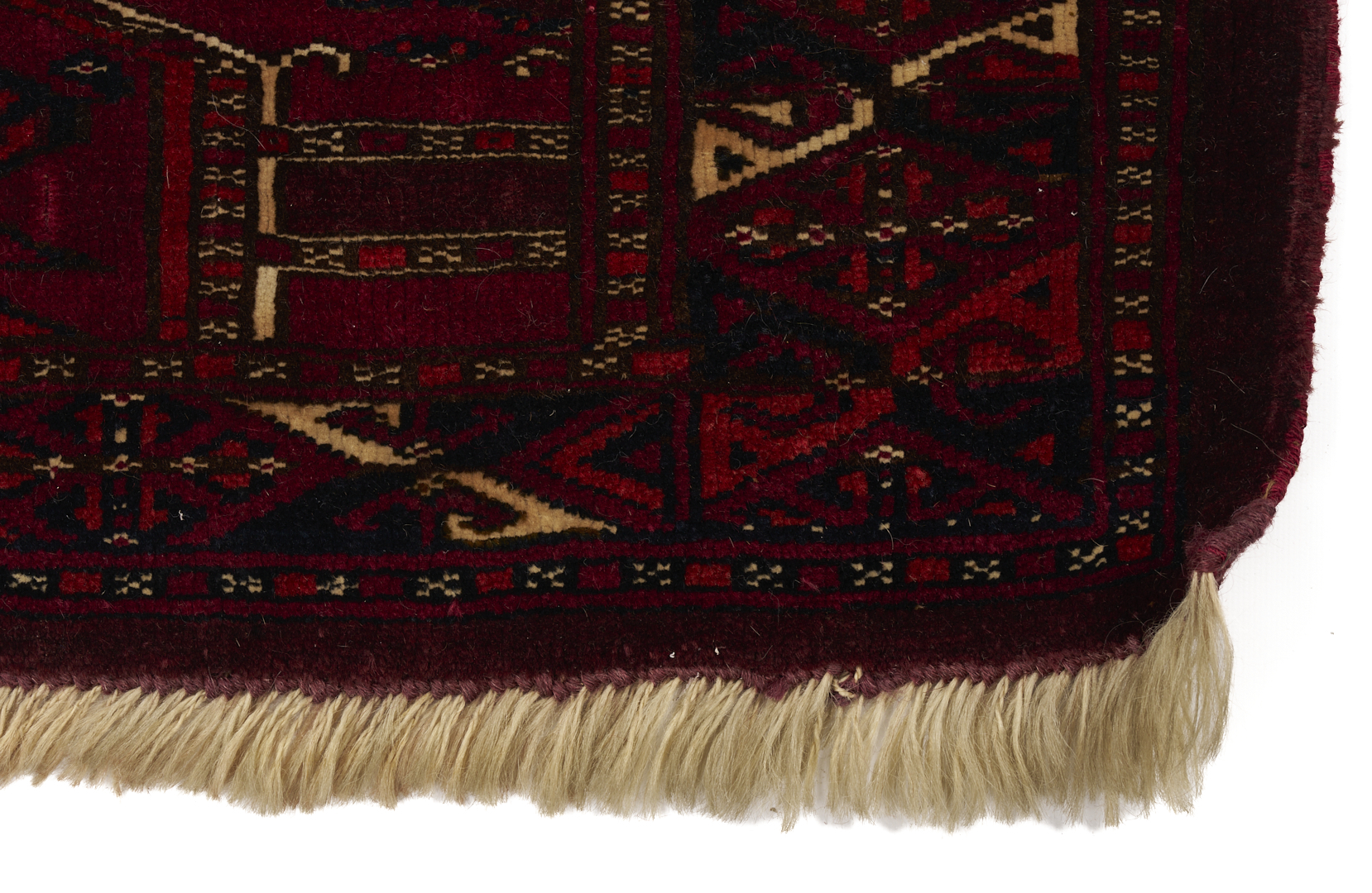 Lot 912: 2 Antique Turkmen Weavings Saryk & Saryk Torba