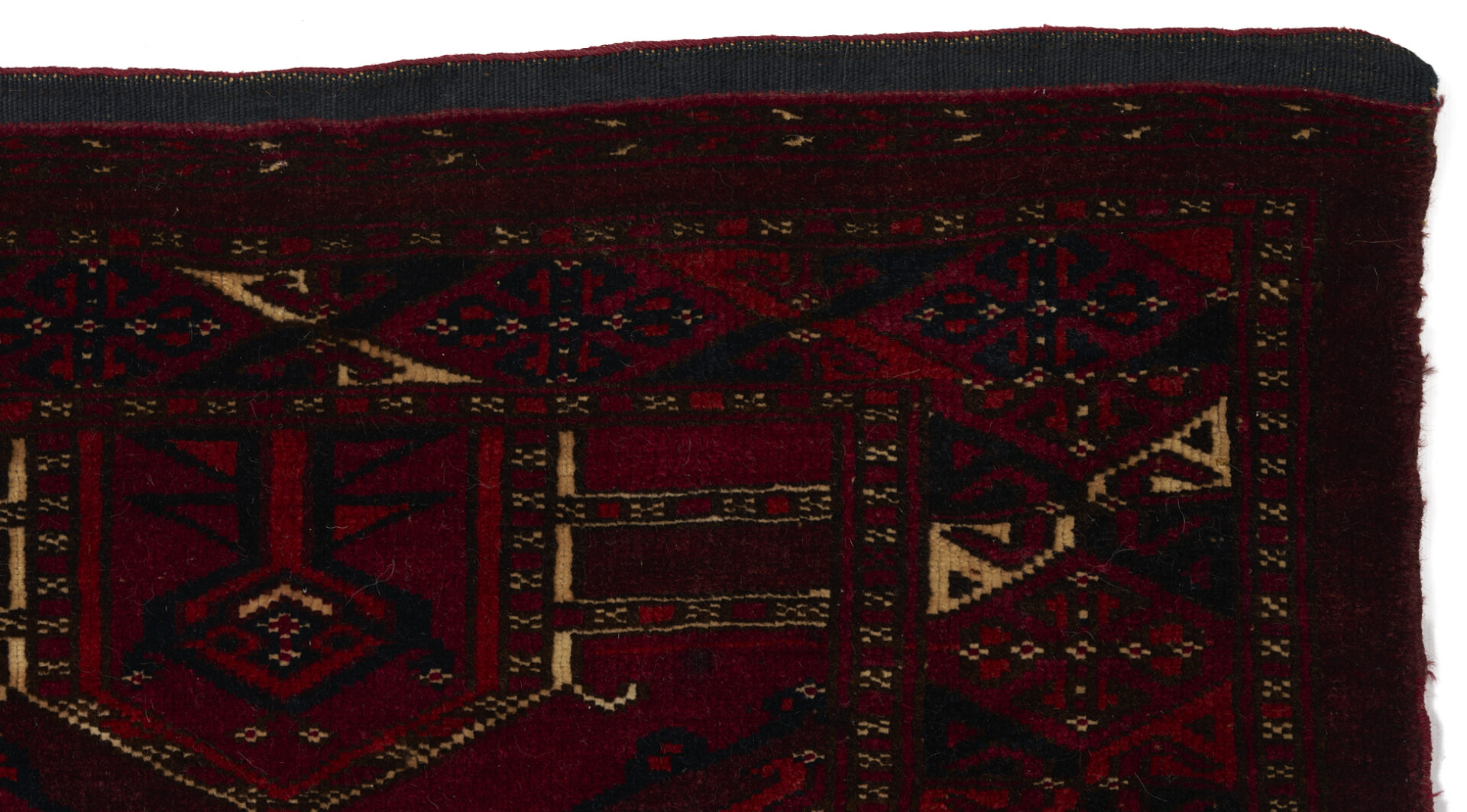 Lot 912: 2 Antique Turkmen Weavings Saryk & Saryk Torba