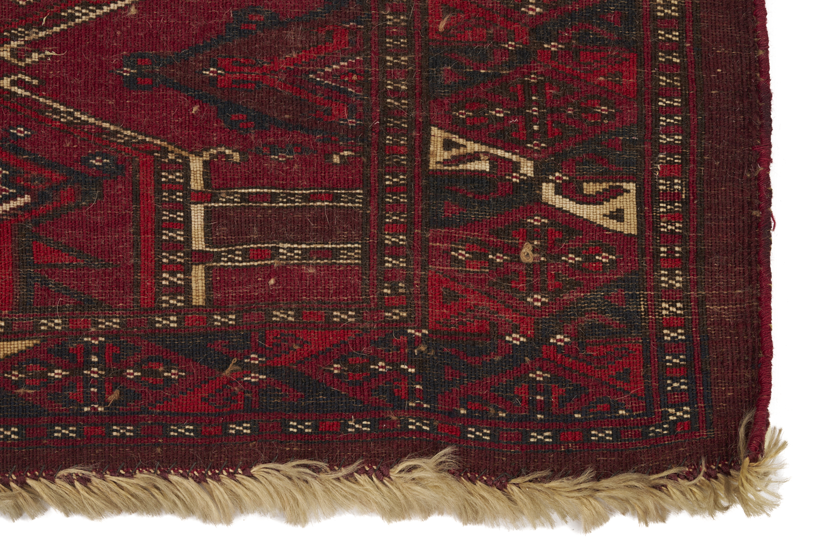 Lot 912: 2 Antique Turkmen Weavings Saryk & Saryk Torba