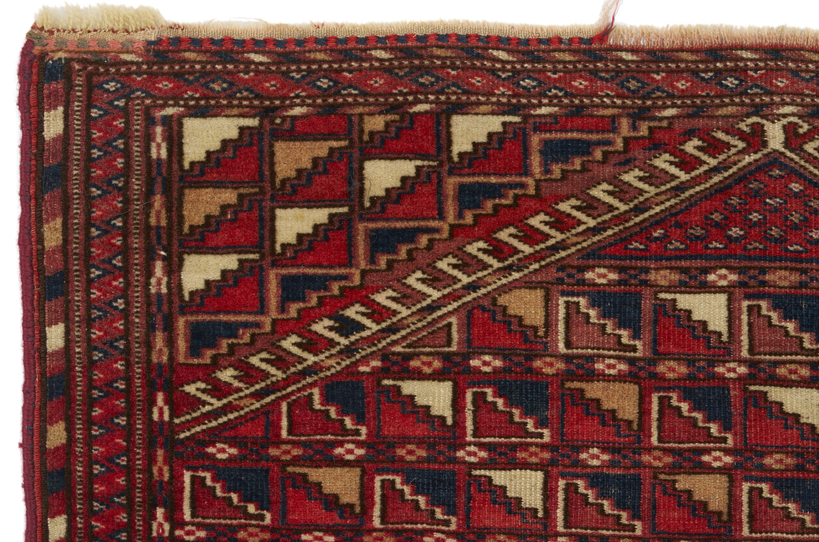 Lot 913: Yomud and Baluch Prayer Rugs & Yomud Salatch Cradle Cover