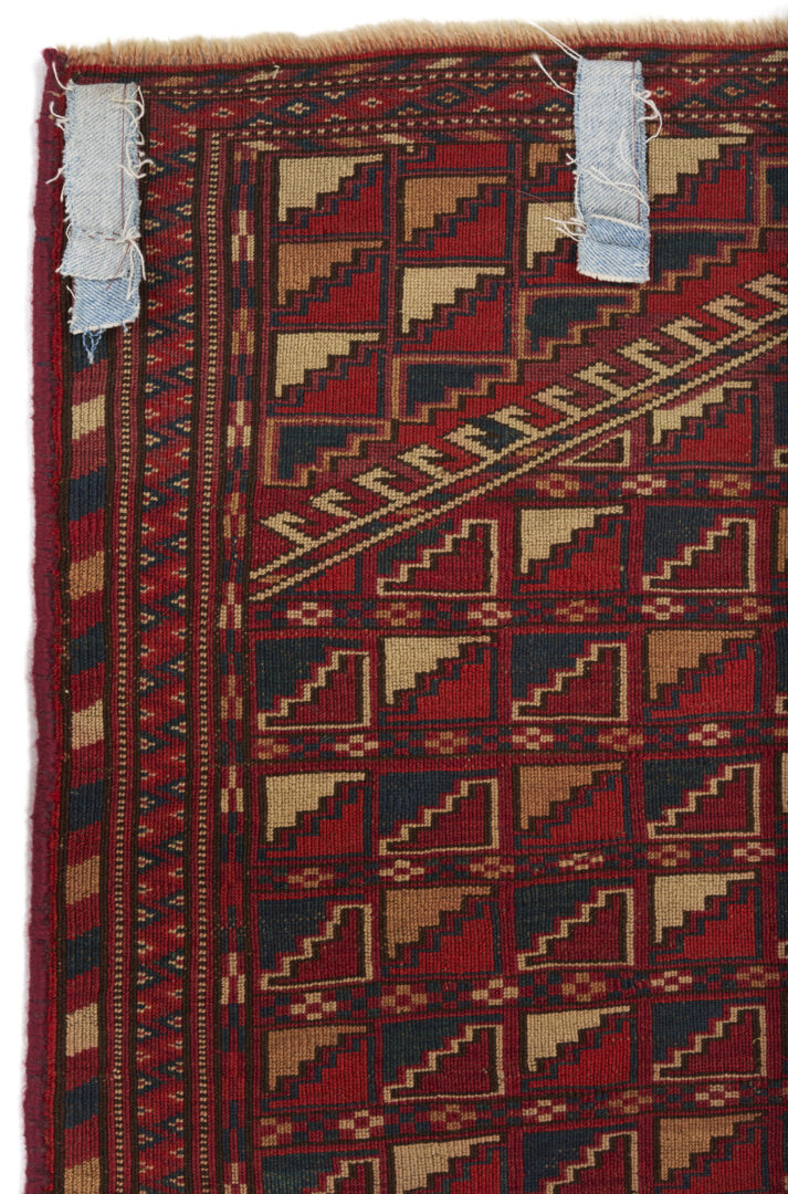 Lot 913: Yomud and Baluch Prayer Rugs & Yomud Salatch Cradle Cover