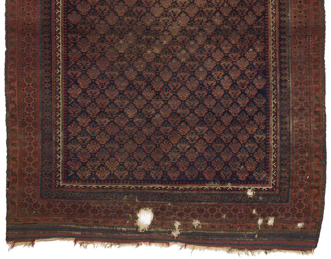 Lot 913: Yomud and Baluch Prayer Rugs & Yomud Salatch Cradle Cover