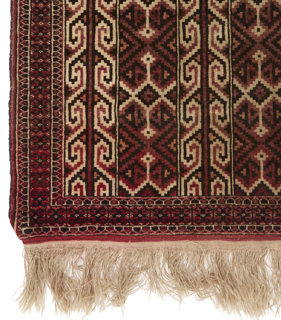 Lot 913: Yomud and Baluch Prayer Rugs & Yomud Salatch Cradle Cover