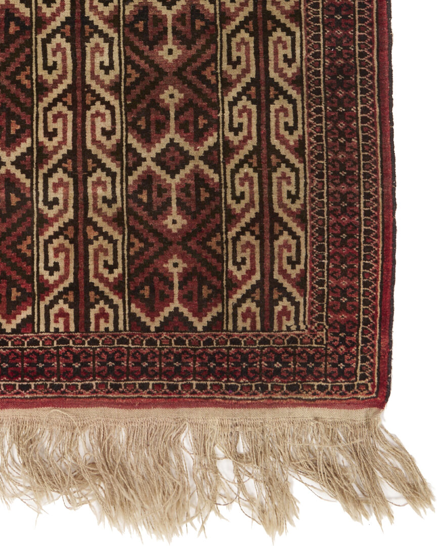 Lot 913: Yomud and Baluch Prayer Rugs & Yomud Salatch Cradle Cover
