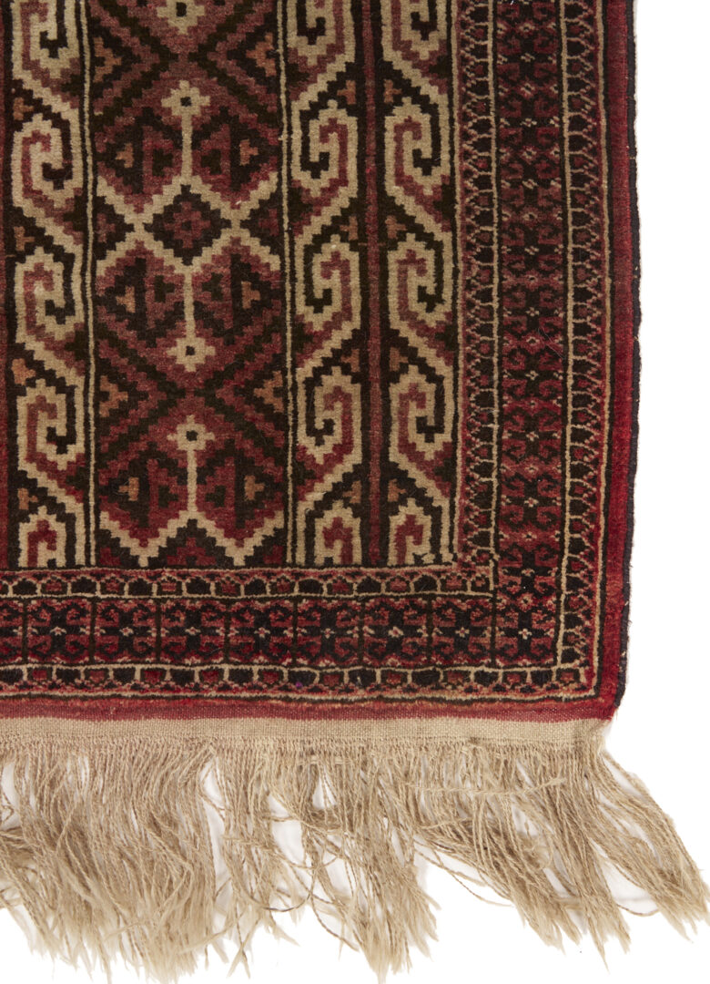 Lot 913: Yomud and Baluch Prayer Rugs & Yomud Salatch Cradle Cover