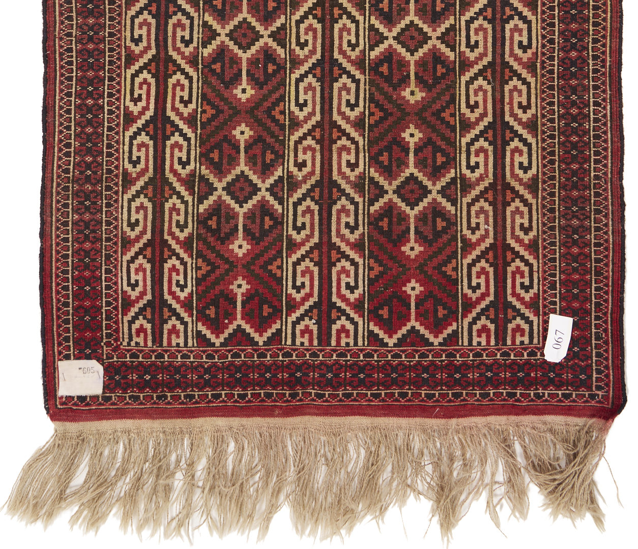 Lot 913: Yomud and Baluch Prayer Rugs & Yomud Salatch Cradle Cover