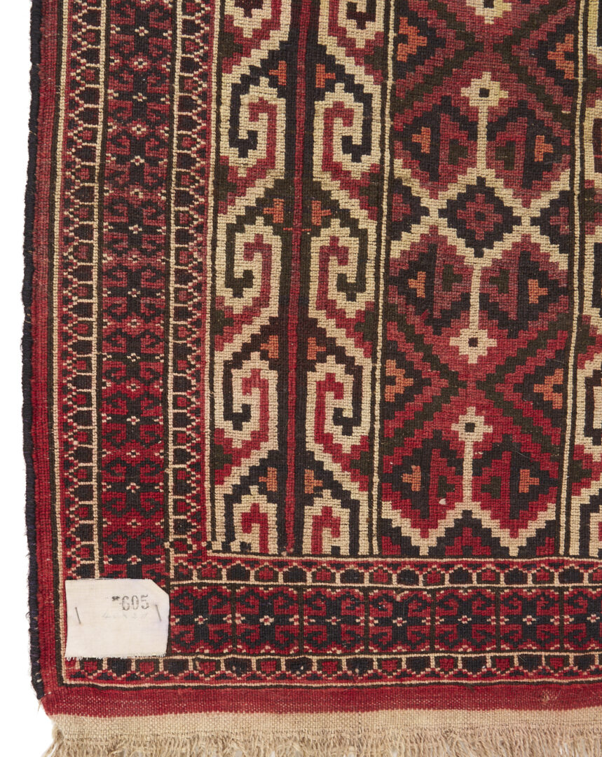 Lot 913: Yomud and Baluch Prayer Rugs & Yomud Salatch Cradle Cover