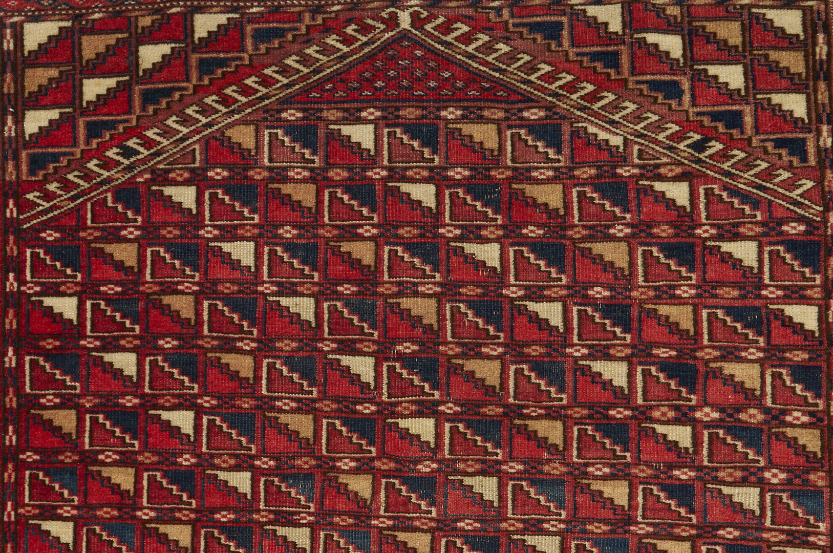 Lot 913: Yomud and Baluch Prayer Rugs & Yomud Salatch Cradle Cover