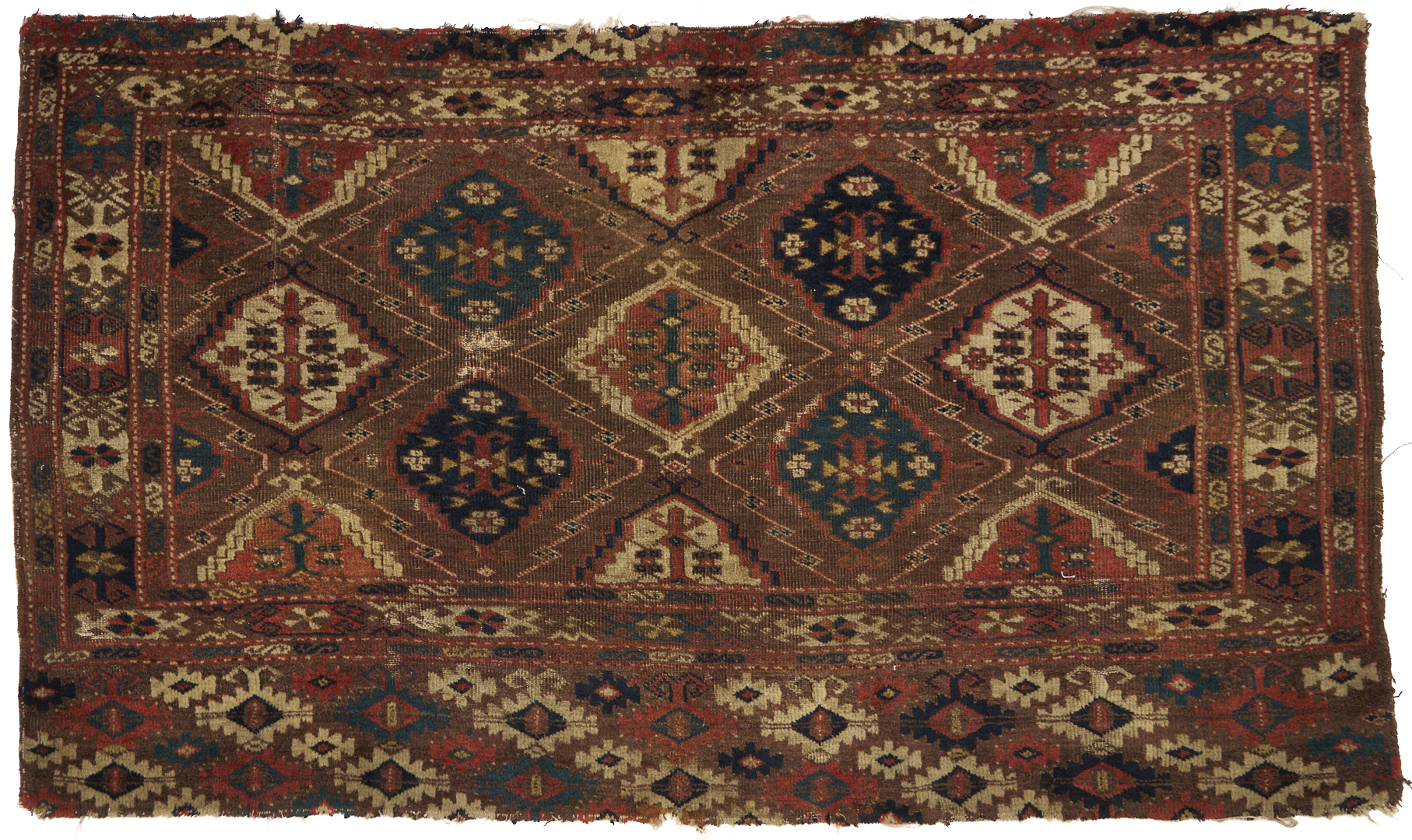 Lot 914: 3 Antique Turkmen Weavings, incl 2 Chodor Torbas & 1 Chodor Chuval
