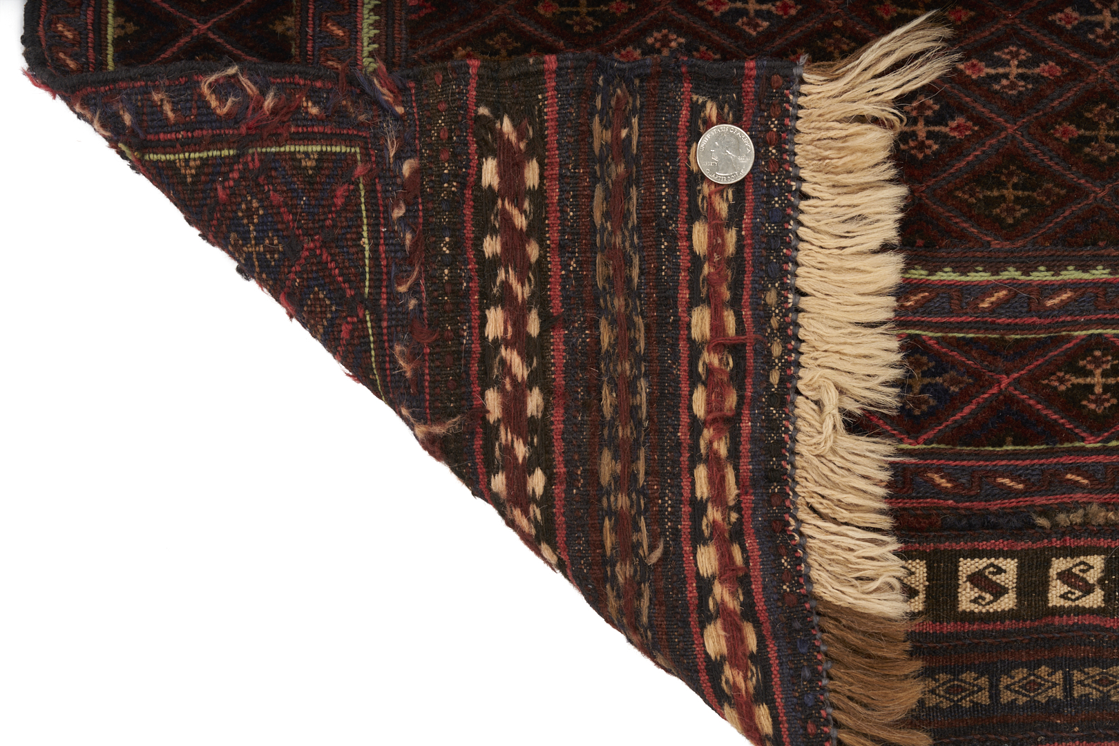 Lot 915: 3 Antique Turkman Weavings