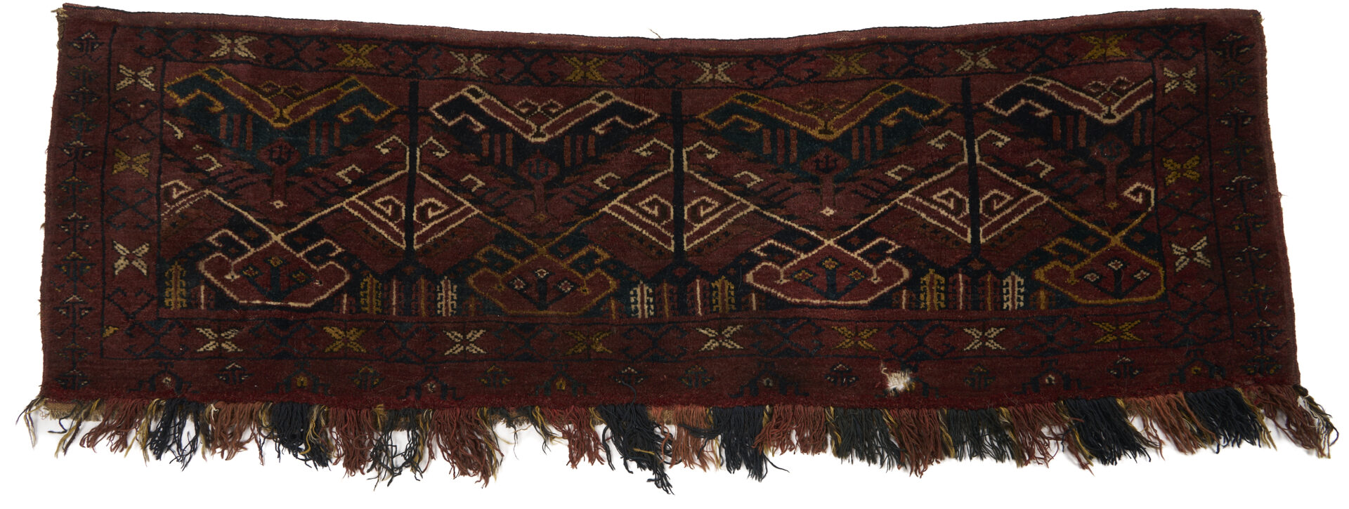 Lot 915: 3 Antique Turkman Weavings