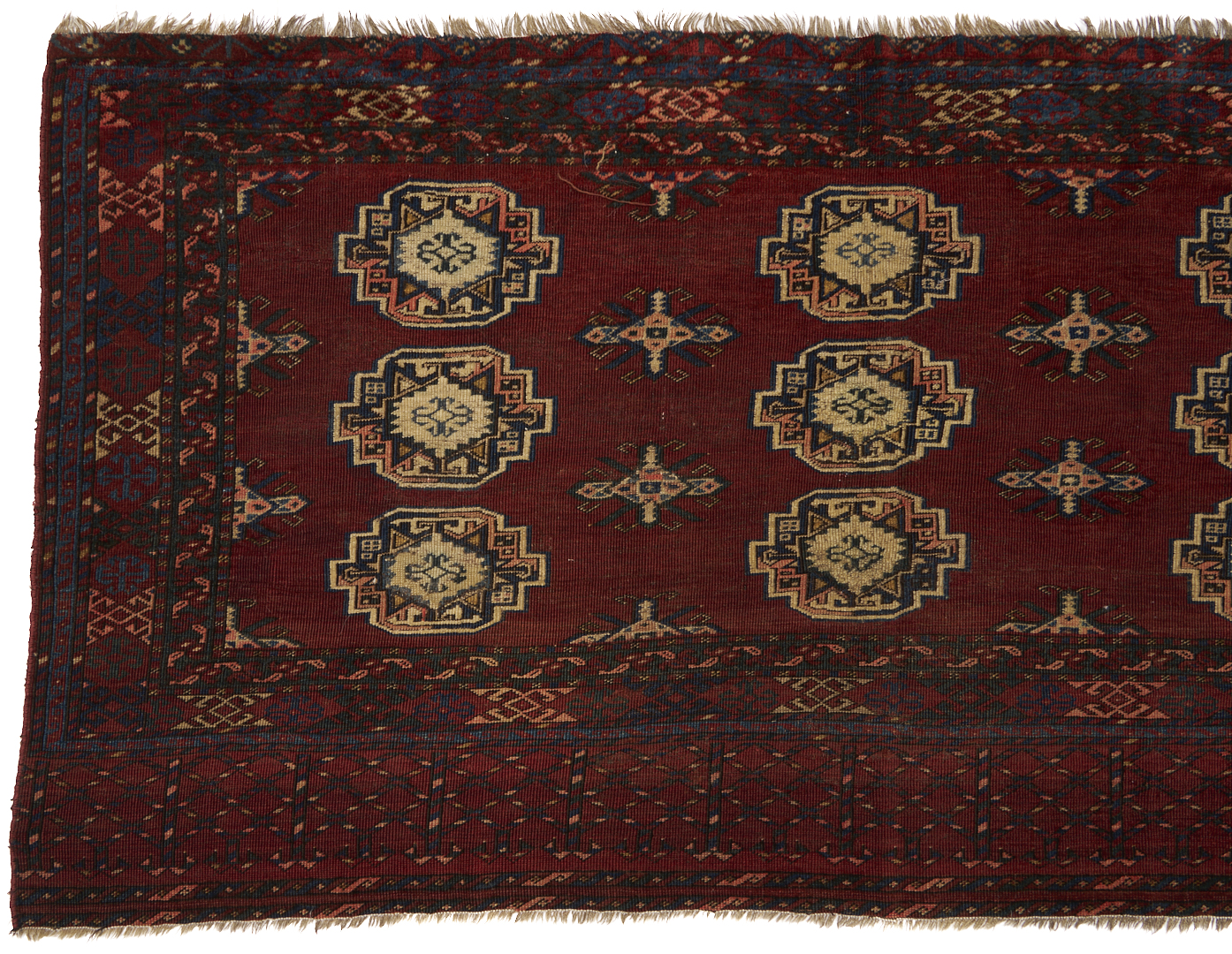 Lot 915: 3 Antique Turkman Weavings