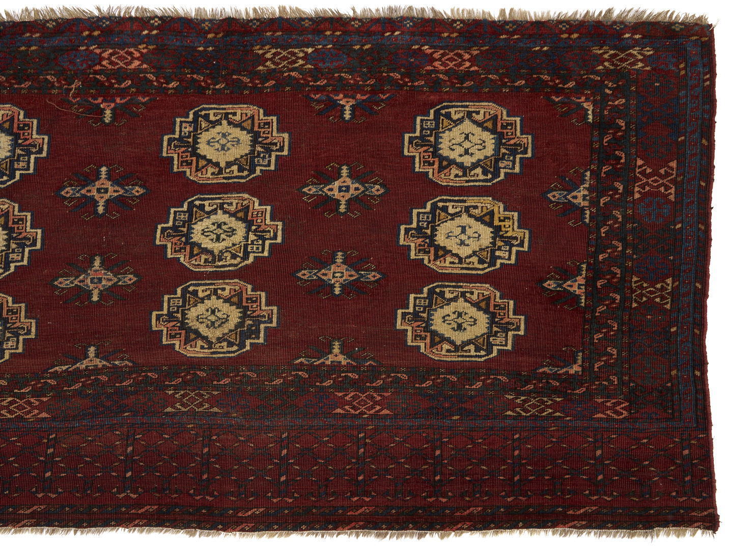 Lot 915: 3 Antique Turkman Weavings
