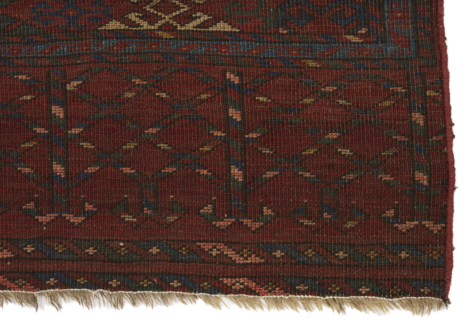 Lot 915: 3 Antique Turkman Weavings