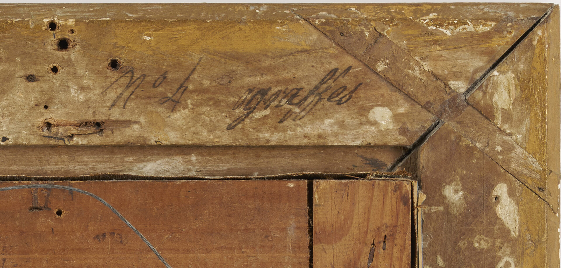 Lot 916: Continental School O/C Portrait Painting of a Girl in Pink