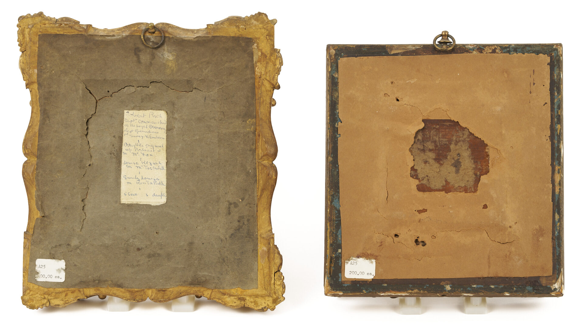 Lot 917: 8 Miniature Portraits and Portrait Boxes