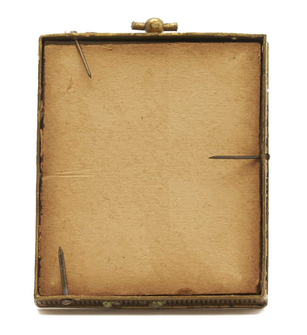 Lot 918: 2 Watercolors: 18th C. Genre Scene, plus Portrait