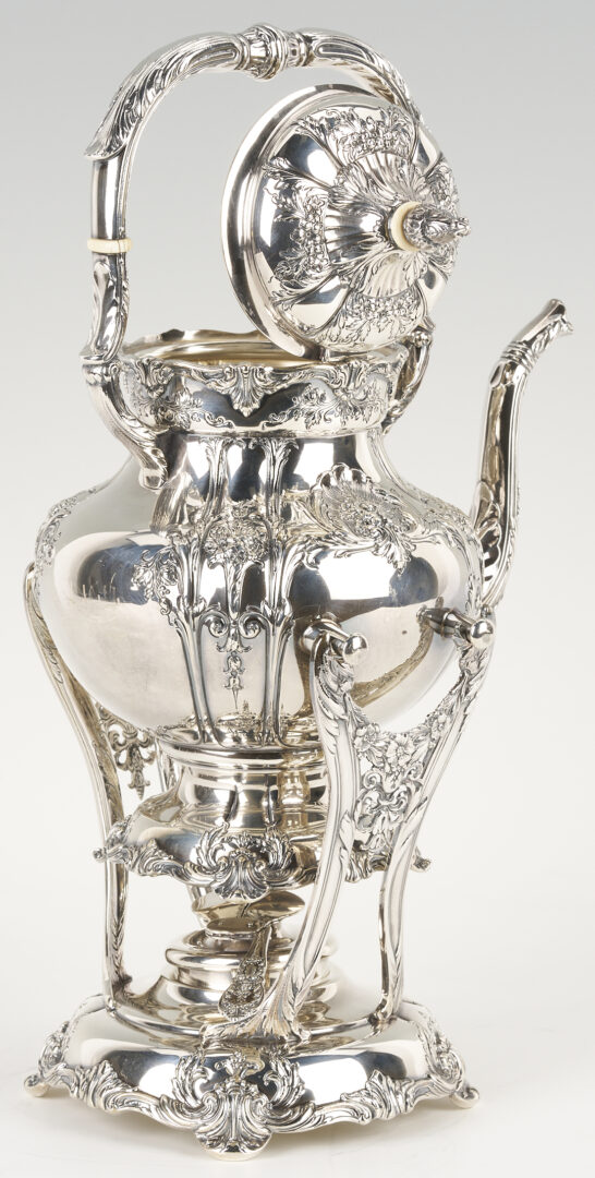 Lot 91: Richelieu Sterling Silver 7-pc Tea Set , 389 oz t.
