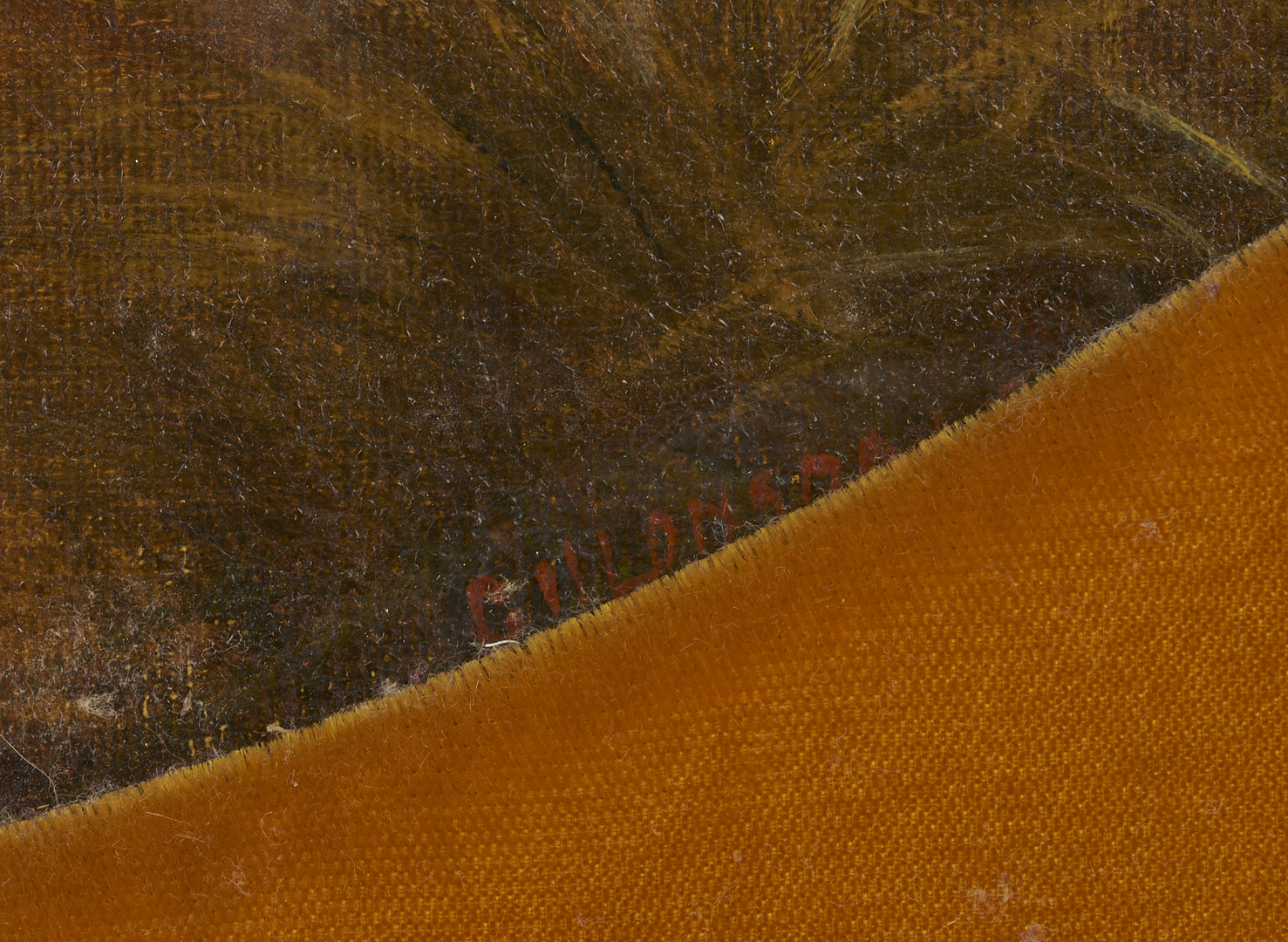 Lot 921: G.H. Lonsdale O/C Landscape with Highland Cattle, 1910