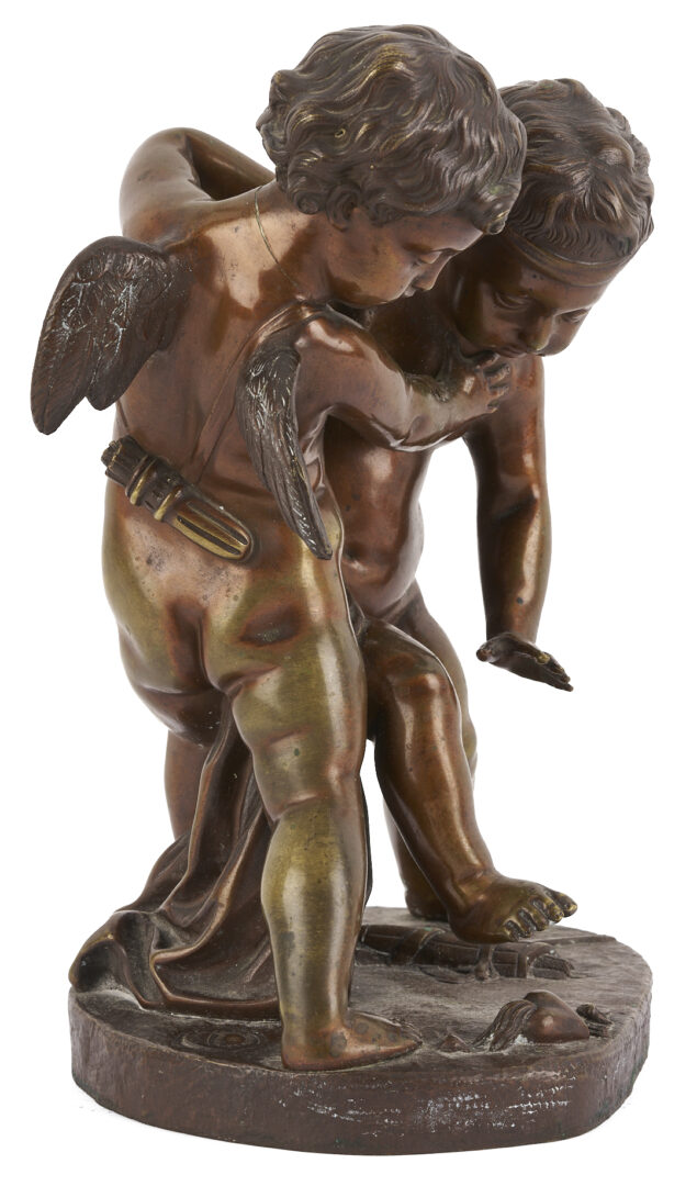 Lot 923: R. Bellair & Co. Bronze, Two Cherubs