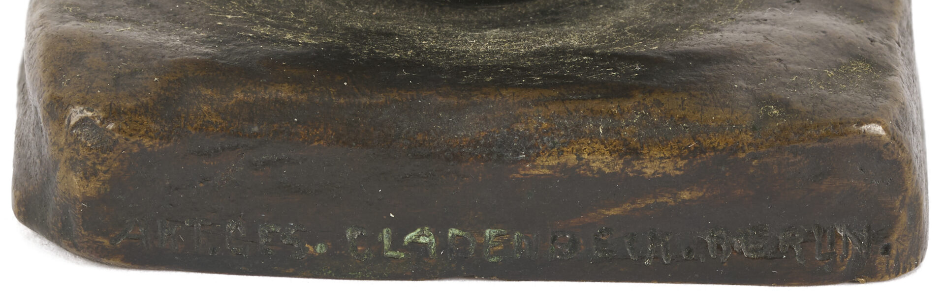 Lot 924: Johannes Gotz Bronze Sculpture, Boy Balancing on a Ball