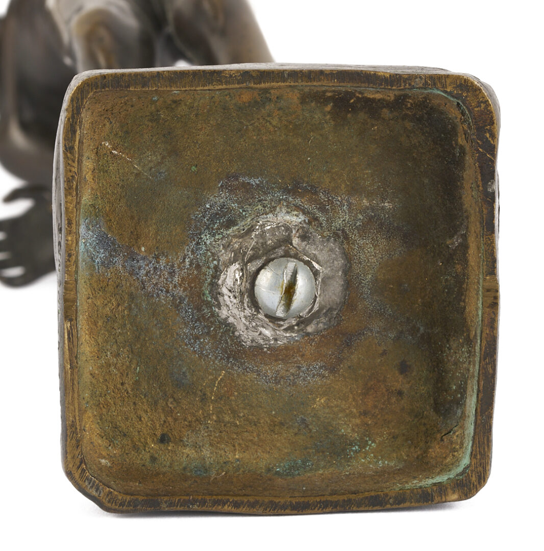 Lot 924: Johannes Gotz Bronze Sculpture, Boy Balancing on a Ball