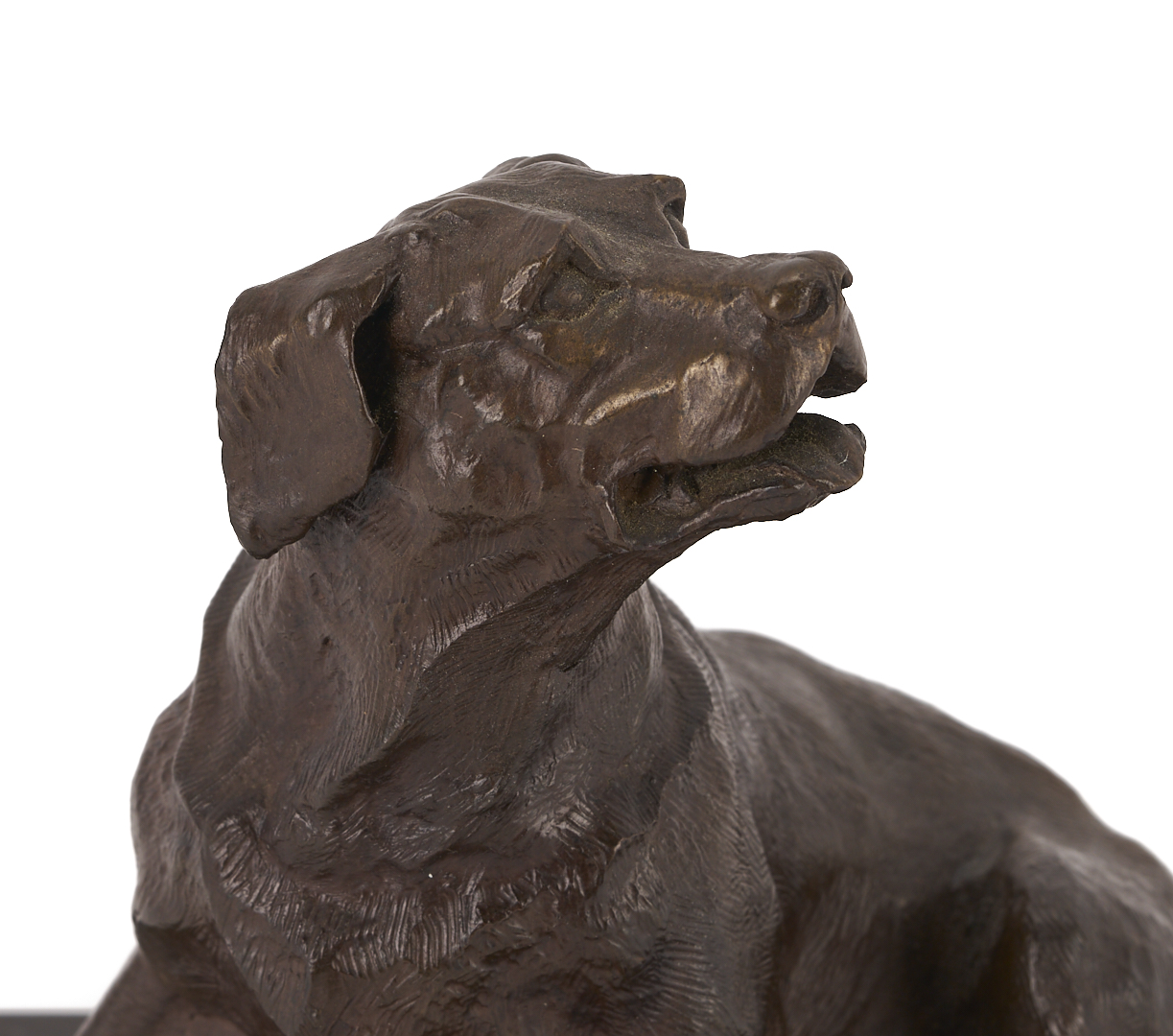Lot 925: Victor Hayton Bronze Dog Sculpture