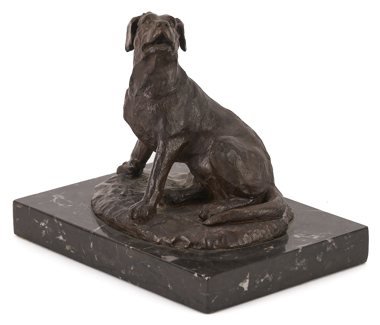 Lot 925: Victor Hayton Bronze Dog Sculpture
