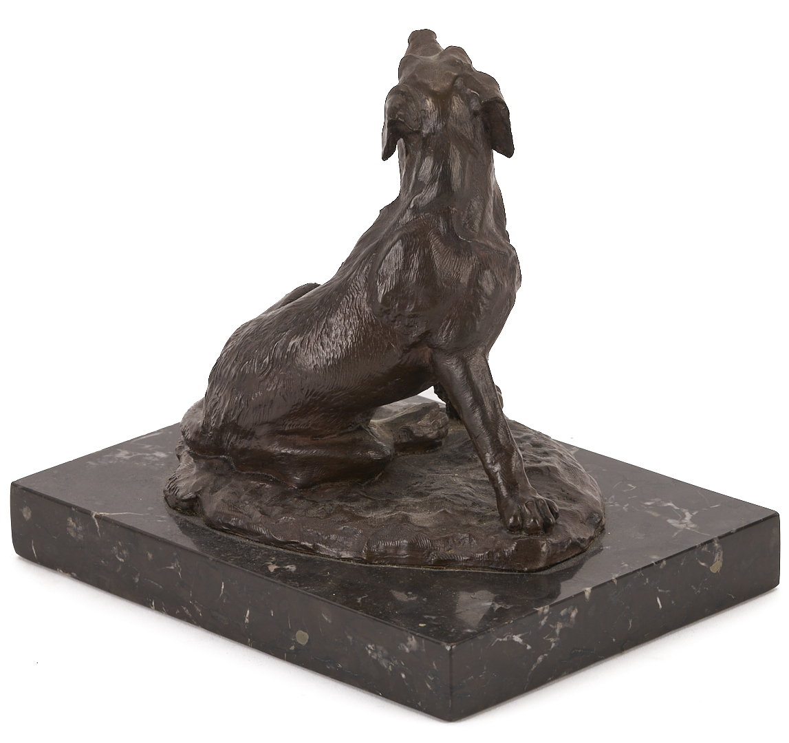 Lot 925: Victor Hayton Bronze Dog Sculpture