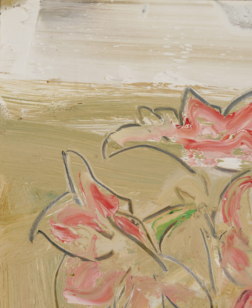 Lot 926: Sterling Strauser O/B Floral Still Life, 1995