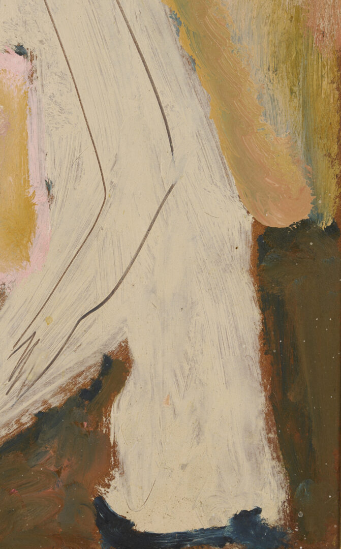 Lot 928: Sterling Strauser O/B, Leaning Nude