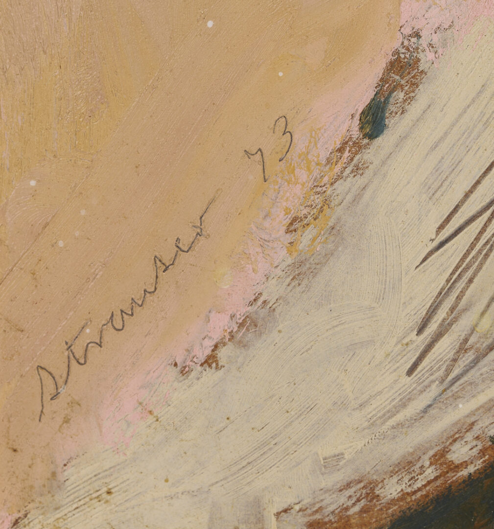 Lot 928: Sterling Strauser O/B, Leaning Nude