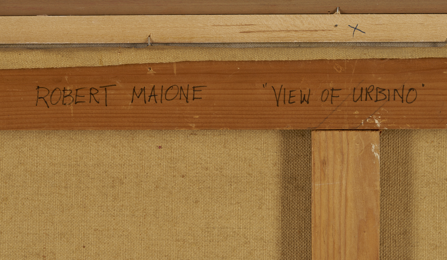 Lot 929: Robert Maione O/C Italian Landscape