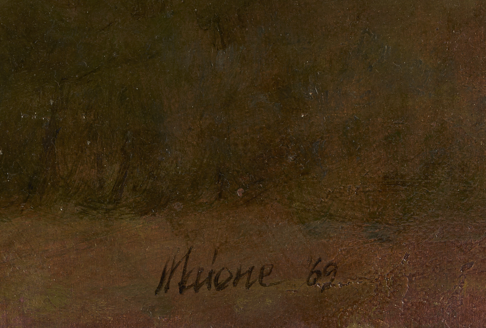 Lot 929: Robert Maione O/C Italian Landscape