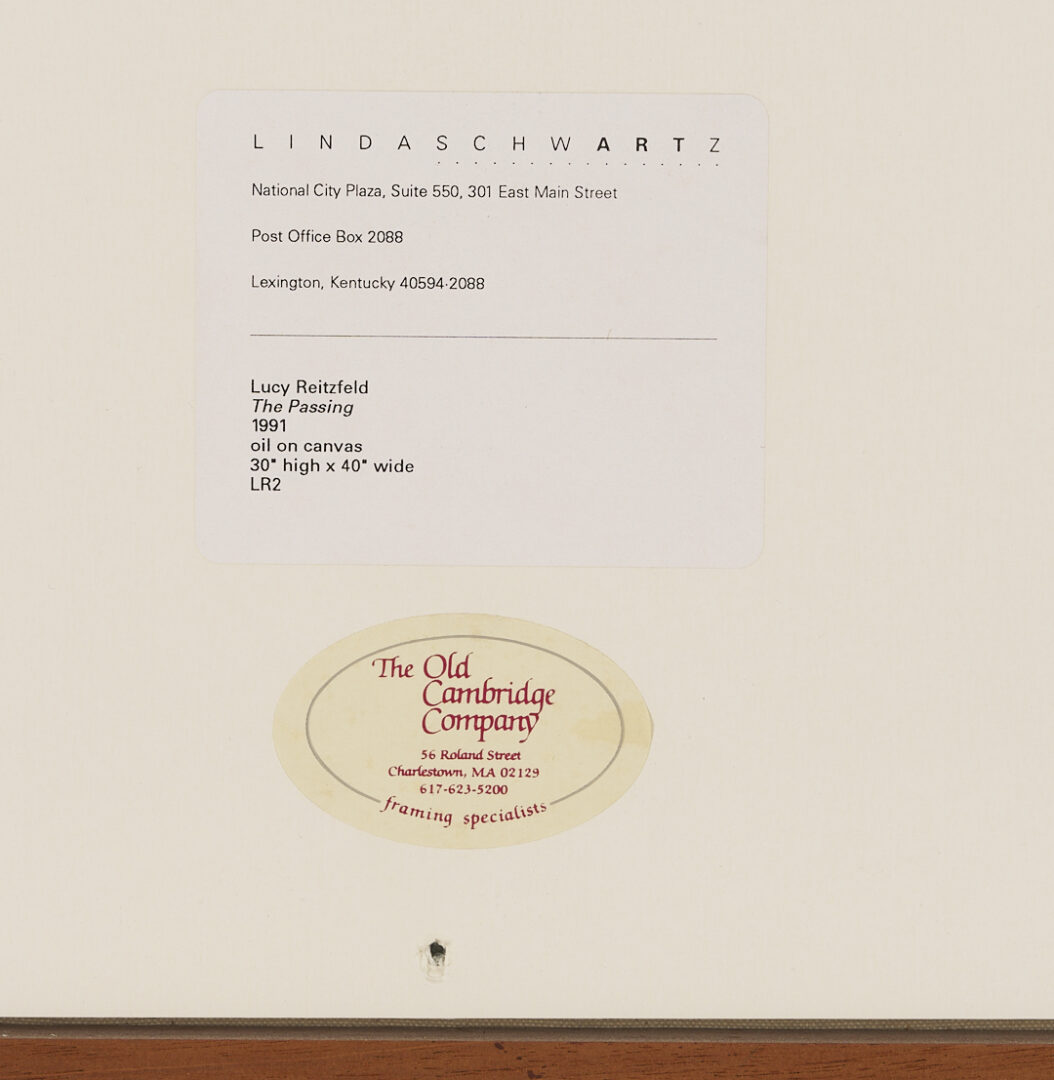 Lot 930: Lucy Reitzfeld Fall Landscape, The Passing