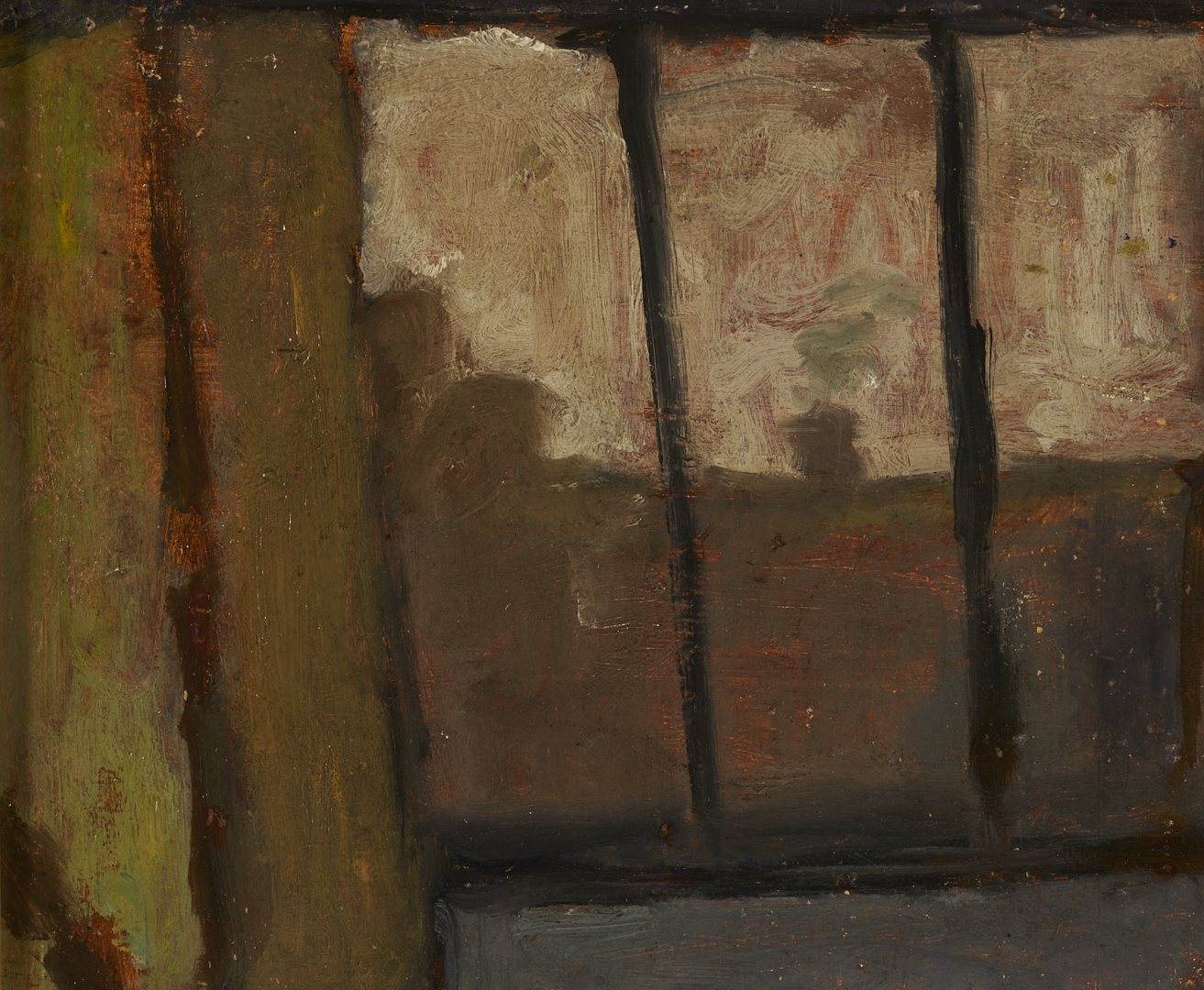 Lot 931: Moura Chabor, O/B Painting of Reclining Nude