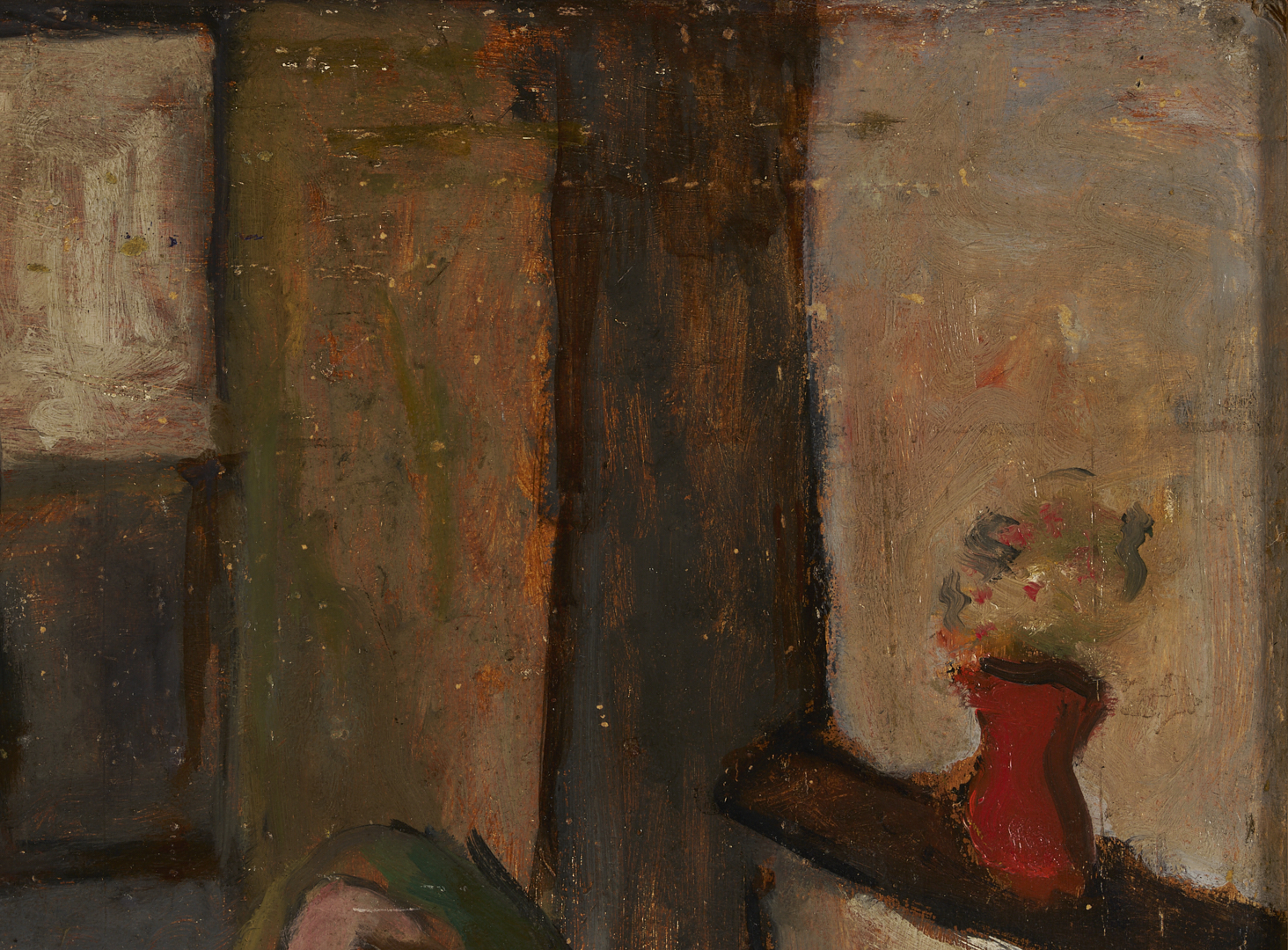 Lot 931: Moura Chabor, O/B Painting of Reclining Nude