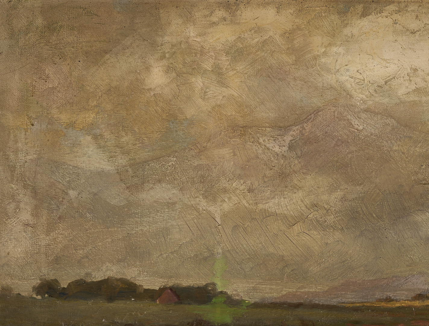 Lot 934: Royal Milleson O/C Pastoral Landscape w/ Sheep