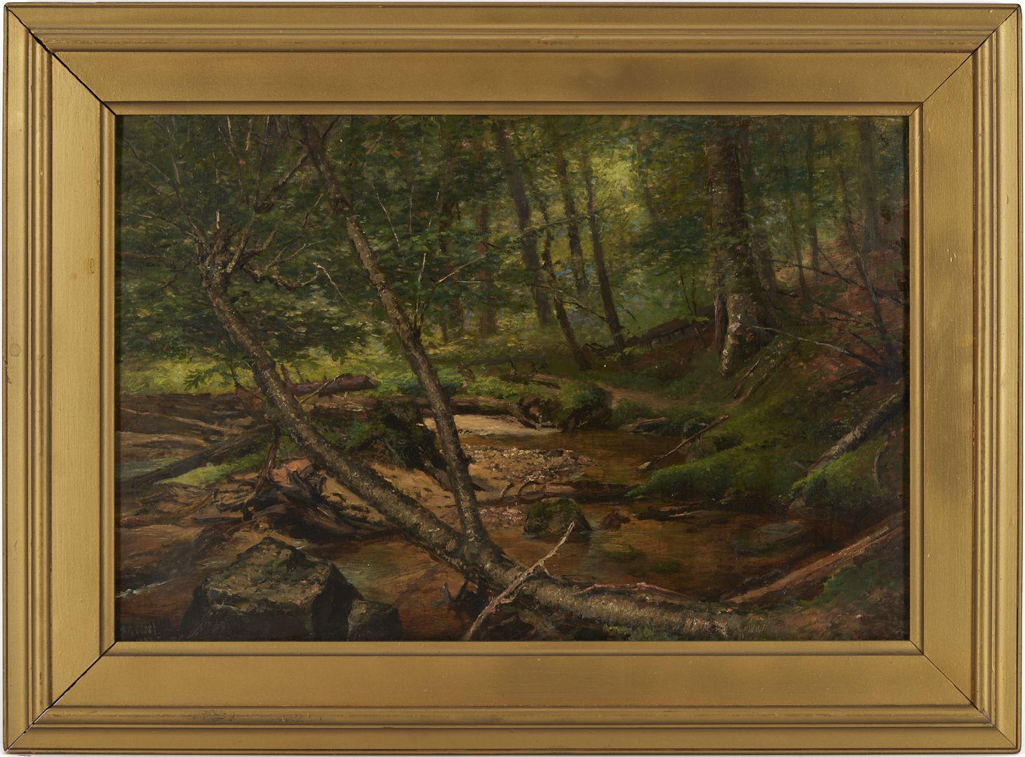 Lot 935: George Albert Frost O/C Forest Landscape