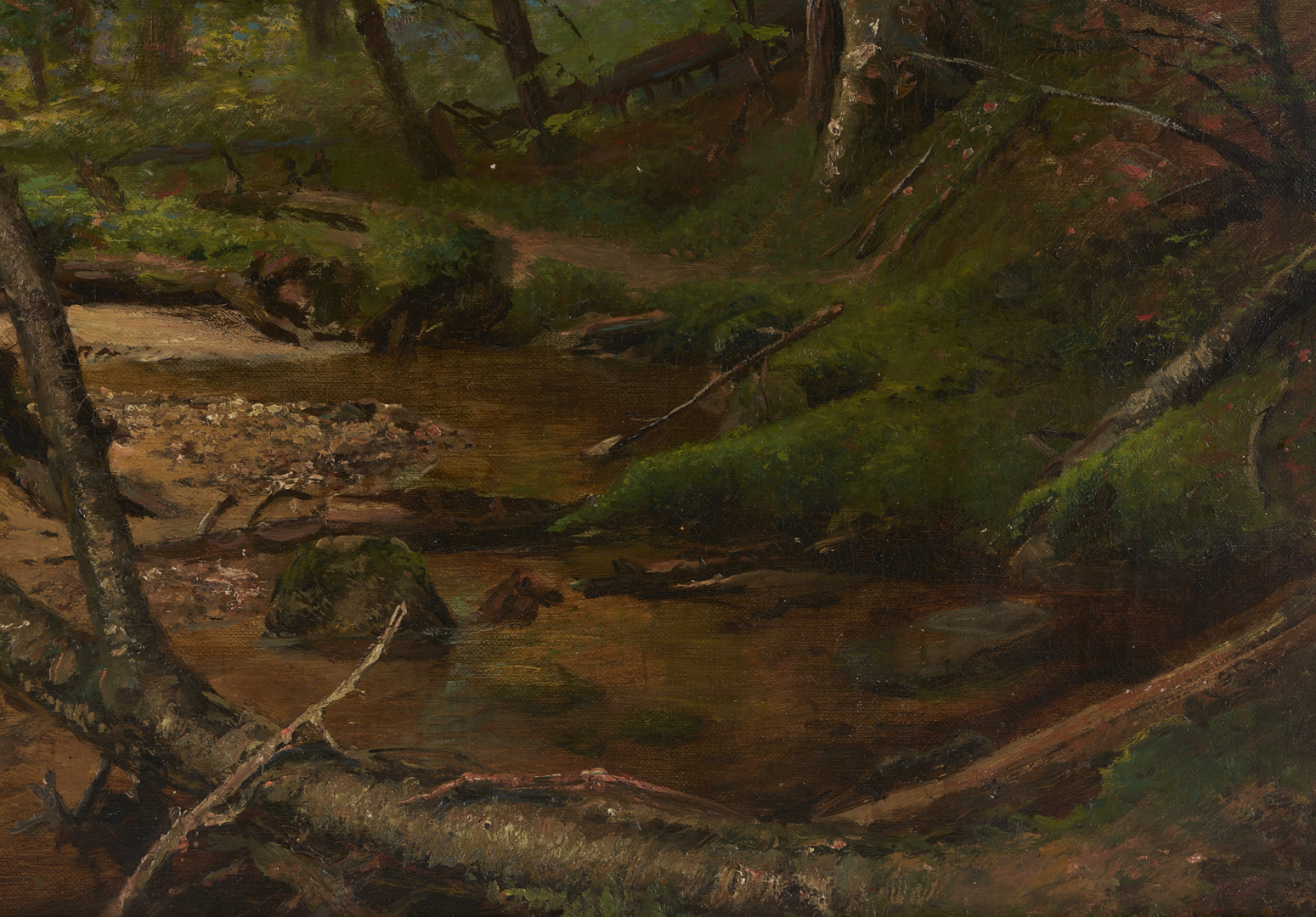 Lot 935: George Albert Frost O/C Forest Landscape