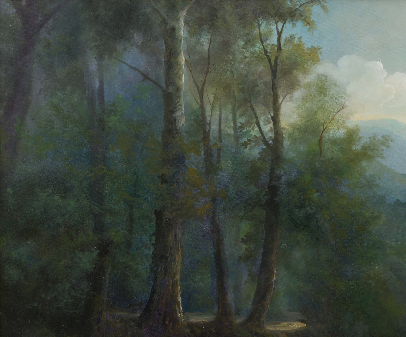 Lot 936: Ron Williams O/C Smoky Mountain River Landscape