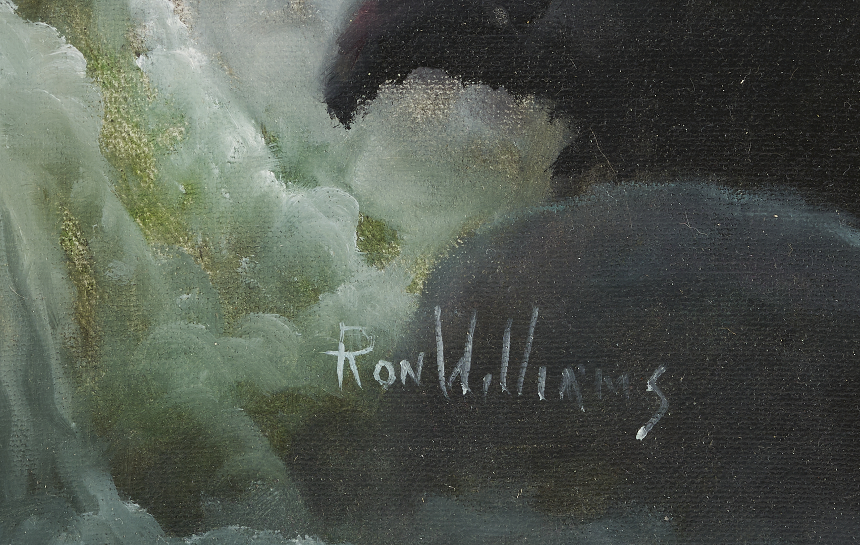 Lot 936: Ron Williams O/C Smoky Mountain River Landscape